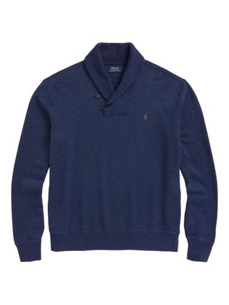 Polo Ralph Lauren Maglione con scollo a scialle - Blu