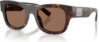 Dolce & Gabbana 4509 Sole - unisex - Zonnebrillen - Bruin - 52 MM - Accessoires