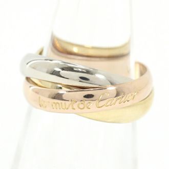 Cartier Pink Gold White Gold Yellow Gold Yellow Gold (18K) Pink Gold (18K) White Gold (18K) Band Ring (Pre-Owned)