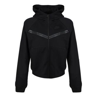 Nike (WMNS) AS W Nike Sportswear TCH FLC WR Hoodie FZ Black CW4299-010