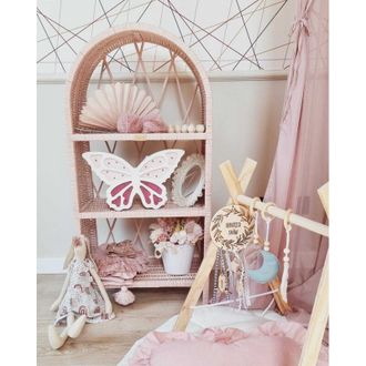 OEM Armario De Mimbre Rosa