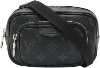 Louis Vuitton Pre-owned Outdoor Pochette Monogram Eclipse 2way Schoudertas - Heren - Vintage Schoudertas - Zwart - ONE Size - Vintage
