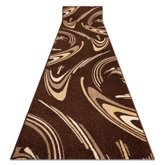 RugsX RugsX Heat-Set Fryz Runner in Brown | Size: 110 cm x 350 cm
