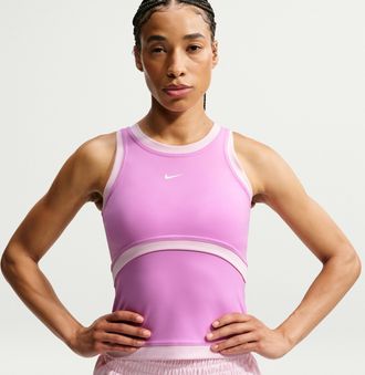 Nike Womens One Dri-FIT Tank Top in Purple | IB9158-503