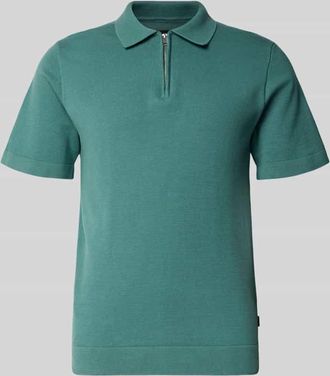 Jack & Jones Regular Fit Poloshirt mit Rei&szlig;verschluss Modell MILANO in Mint, Gr&ouml;&szlig;e XXL