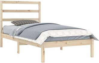 vidaXL Estructura de cama sin colchón madera maciza de pino 90x200 cm vidaXL