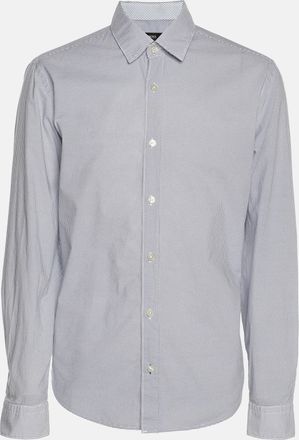 HUGO BOSS Boss By Hugo Boss Light Blue Cotton Long Sleeve Shirt