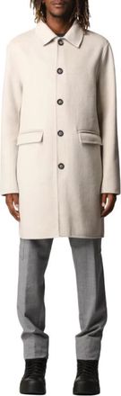 Paolo Pecora Elegante wollen jas - Heren - Mantel - Beige - XL - Wol - Jassen