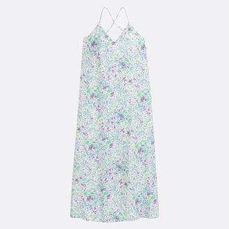 La Redoute Collections Maxi-jurk met dunne bandjes, grafische print