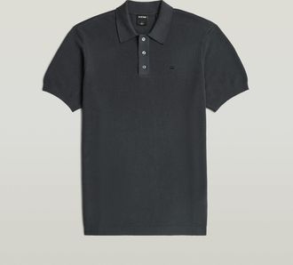 G-Star Knitted Polo - Grijs - Heren
