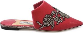 Jimmy Choo London Rachel Mules - Dames - Slip ons - Roze - 35 EU - Leer - Schoenen