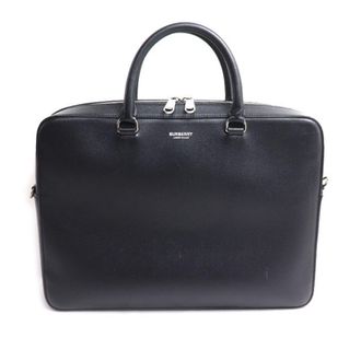 Burberry Black Leather Briefcase (Pre-Owned)