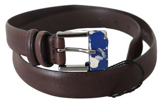 Costume National Genuine Leather Buckle Womens Belt