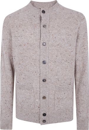 FILIPPO DE LAURENTIIS Round Neck Cardigan Sweater