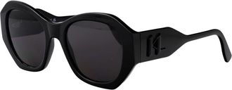 Karl Lagerfeld Kl 6146S Zonnebril - Dames - Zonnebrillen - Zwart - 54 MM - Accessoires