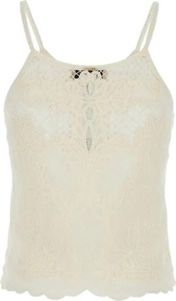 Twinset Sleeveless Tops - Dames - Tops zonder mouwen - Beige - L - Tops