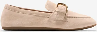 Cole Haan Womens Grand Ambition Alette Buckle Loafers - Beige Size 10.5