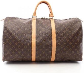 Louis Vuitton Pre-owned Keepall 55 Monogram Boston Bag - - Pre-owned - Donna - Marrone - ONE SIZE