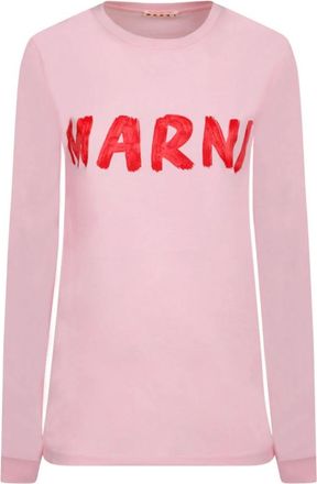 Marni Dames, Tops, Roze, Maat: 3XS Katoen