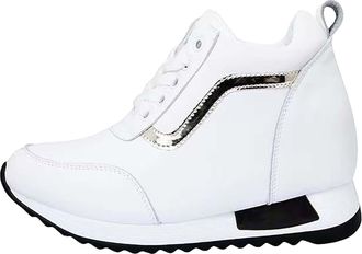 Generic Spring and Autumn Fashion Womens Sneakers Womens Running Shoes Comfortable Casual Shoes Men Casual Shoes Canvas Shoes Fashion (White, 5.5)