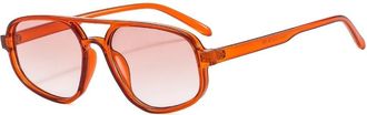 Generic Vacation Men Outdoor Sunglasses Driving Women Sports Decorative Sun Glasses(Orange)