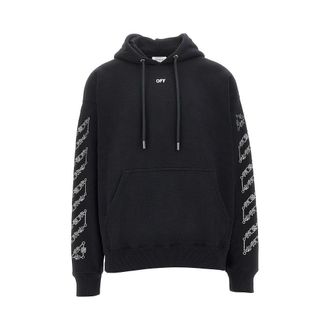 Off-white Chain Araldic Arrow oversized hoodie Man XL