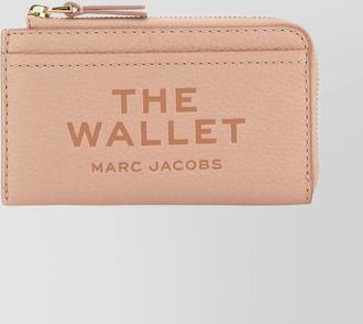 Marc Jacobs leather wallet with logo print and zip