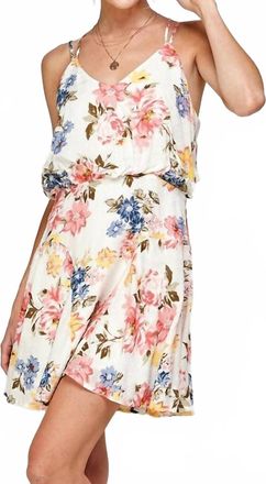 Ark & Co. Sleeveless Floral Mini Skater Dress In Mult Color