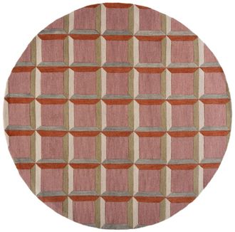 Safavieh Alfombra lana rosa/beige 183 x 183 cm