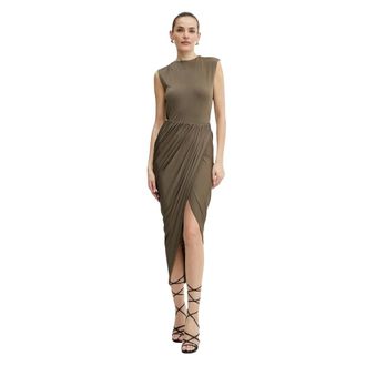 Patou Vestido de Espalda Descubierta - Dresses - Mujer - Marr&oacute;n - L