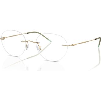 Giorgio Armani 52mm Phantos optical glasses in Black at Nordstrom