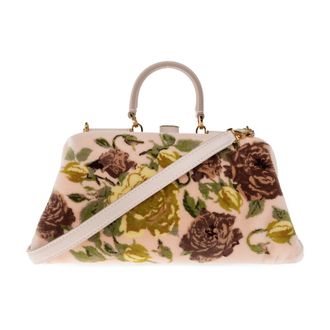 Dolce & Gabbana Grandma Medium Handtas - Dames - Tassen - Roze - Maat: ONE Size Leer
