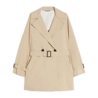 Max Mara Wkdovatta Raincoat - female - Weekend Max Mara - Rain Jackets - Beige - 2XS - Jackets