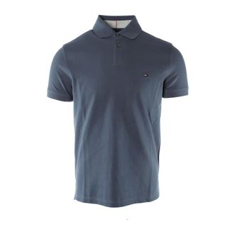 Tommy Hilfiger Polo Shirts, male, Blue, Size: S 1985 Collection Regular Fit Pique Polo