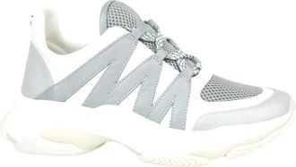 Steve Madden Maxima Sneaker - Dames - Sneakers - Wit - 36 EU - Leer - Schoenen