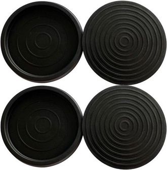 OEM Set Di 4 Piedini Rotondi In Silicone Per Sedie, 6,3 Cm, Con Feltrino Per Mobili, Ideali Per Sedie, Tavoli E Divani