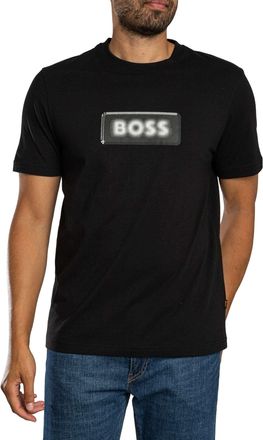 HUGO BOSS Effect Logo T-Shirt, Zwart