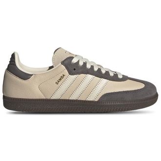 adidas Womens Originals Samba OG - Shoes Cream White/Charcoal/Crystal Sand Size 05.5