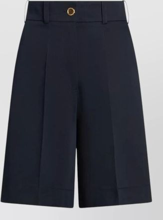 Patou cotton knee-length bermuda shorts