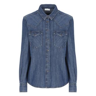 PESERICO Donna, Camicette, Blu, S, new