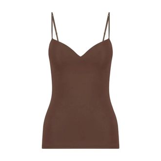 Ibana Tops, Dames, Bruin, S, Polyester, Mouwloze Top Eden