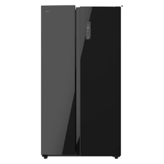 Cecotec Frigor&iacute;fico Americano De 550 Litros Bolero Coolmarket Sbs 550 Glass E. 177 Cm De Alto Y 90 Cm Ancho, Sistema Multi Air Flow, Total No Frost, Motor Inv