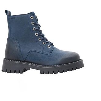 Ten Points Penny Lace Suede Boots Freizeitstiefel f&uuml;r Damen | blau