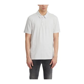 James Perse Tops, Heren, Wit, XL, Katoen, Katoenen Polo Shirt