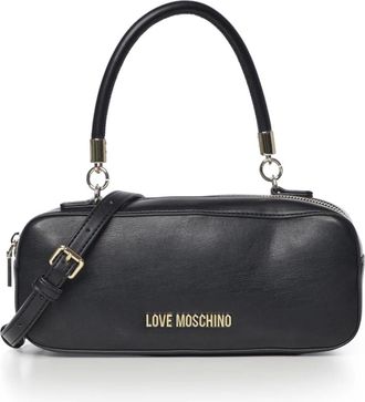 Love Moschino Baguette Tas - Dames - Tassen - Zwart - Maat: ONE Size Zijde