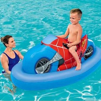 Trade Shop Trade Shop - Moto Marvel Spider Ciambella Salvagente Beach Gonfiabile Mare Piscina Novit&agrave;