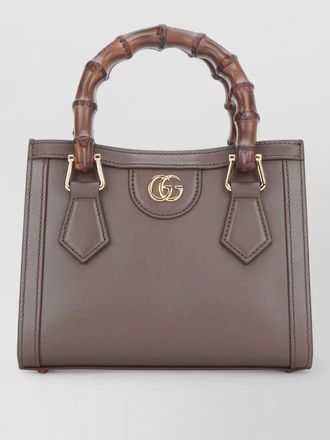 Gucci diana bamboo handle structured tote bag