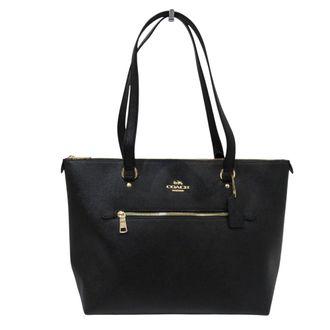 Coach Black Leather Tote Bag (Pre-Owned)