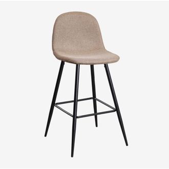 Sklum Sklum - Pack De 4 Taburetes Altos Glamm Gris Topo Negro