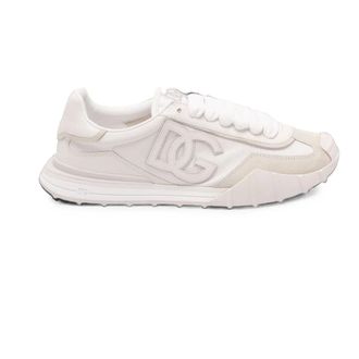 Dolce & Gabbana DG Athletic - Heren - Schoenen - Wit - Maat: 40 EU Leer